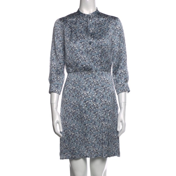 Stella McCartney Blue Print Silk Dress 38/XS-S - Picture 1 of 5
